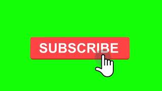 Subscribe button green screen | Free to use