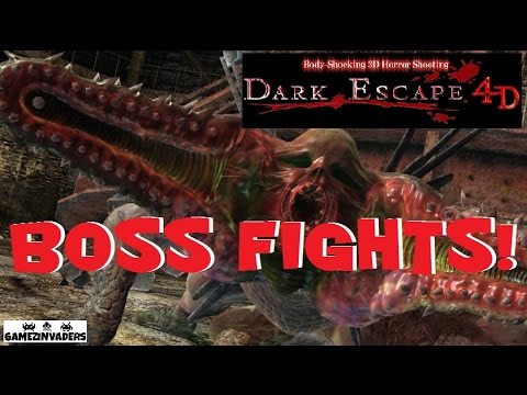 Namco's DARK ESCAPE 4D Boss Fights! Arcade Shooter!
