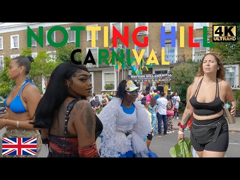 【4K】RAW & UNCUT NOTTING HILL CARNIVAL 2022 | PART 1 | 4K NOTTING HILL LONDON AUGUST 2022