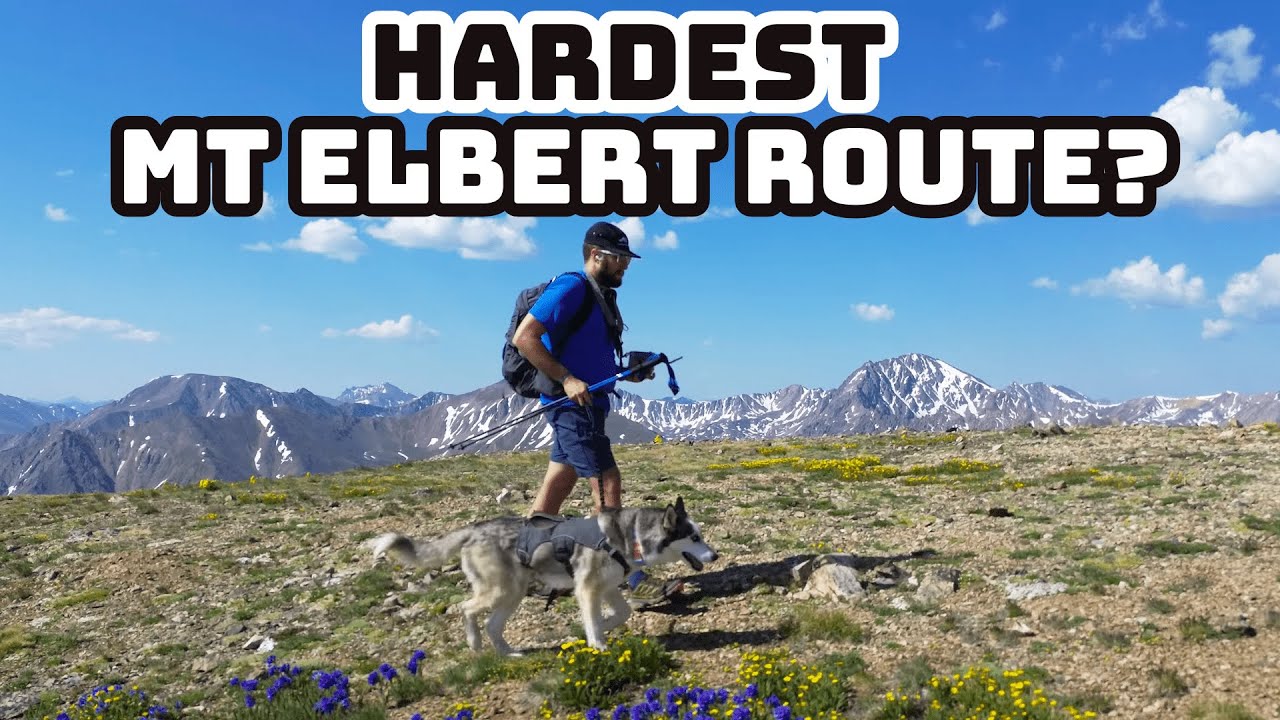 Colorado 14ers: Mt Elbert Black Cloud - The Hardest Way Up CO's Highest Peak???