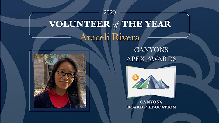 VOLUNTEER of THE YEAR Araceli Rivera