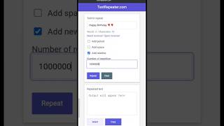 text repeater app kaise use kare #shorts