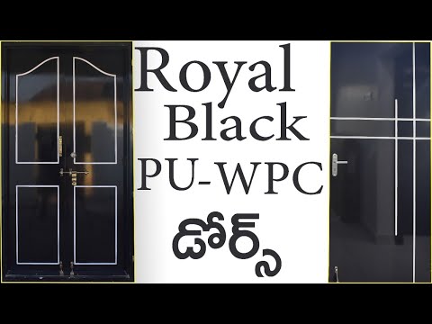 Pu Coated WPC Doors by Space Designs Vijayawada-Hyderabad | Ph 8500844447