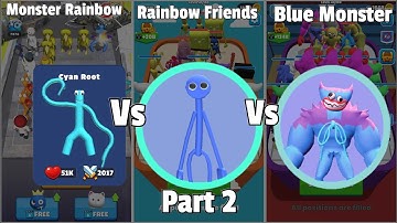 Merge Blue Monster Vs Merge Master Rainbow Friends Vs Merge Monster Rainbow Friends Gameplay Part 2
