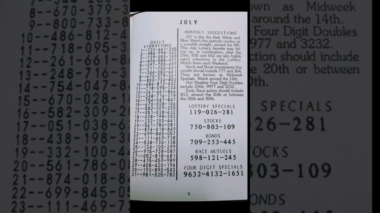 Lottery Sheets From The Streets 07 02 25