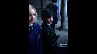 Even The Snake Got Scared #Wednesday #Wednesdayaddams #Netflix #Jennaortega