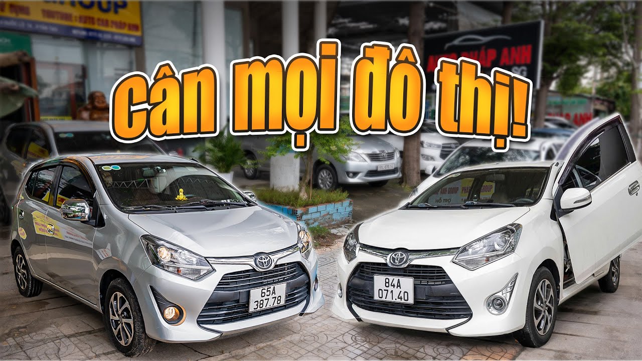 CÂN MỌI ĐÔ THỊ! - Về cùng lúc 2 xe Toyota Wigo 2019 số sàn | Auto Car Pháp Anh