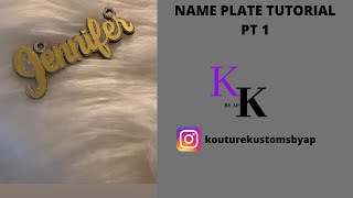 Kustom Nameplate Tutorial Part One