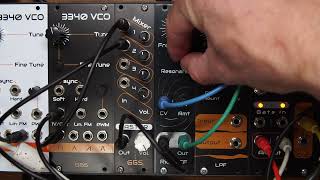 Riot VCF / Low Pass Filter for Eurorack Modular Synthesizer