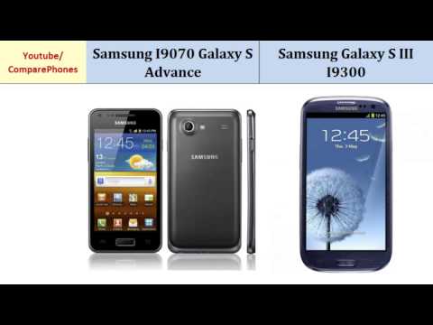 Vidéo: Différence Entre Samsung Galaxy S3 Et S Advance