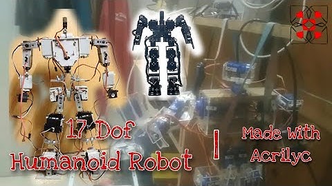 How I Make 17 dof humanoid robot | Jaka-f41z