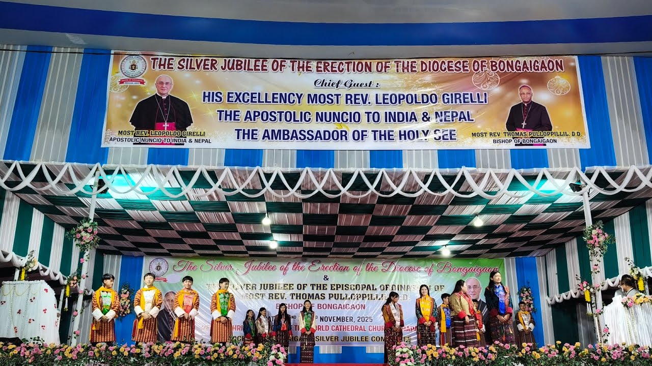     Bhutanese Dance ( The Silver Jubilee of our Bishop and the Bongaigaon Diocese)