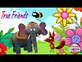 True Friends | A Jungle tale for Kids | Animated Cartoon Fairy Tale Bed Time Story for Childrens