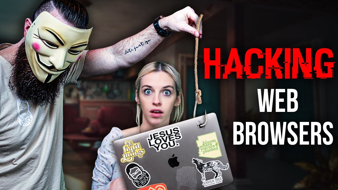 ⁣i HACKED my wife’s web browser (it’s SCARY easy!!)