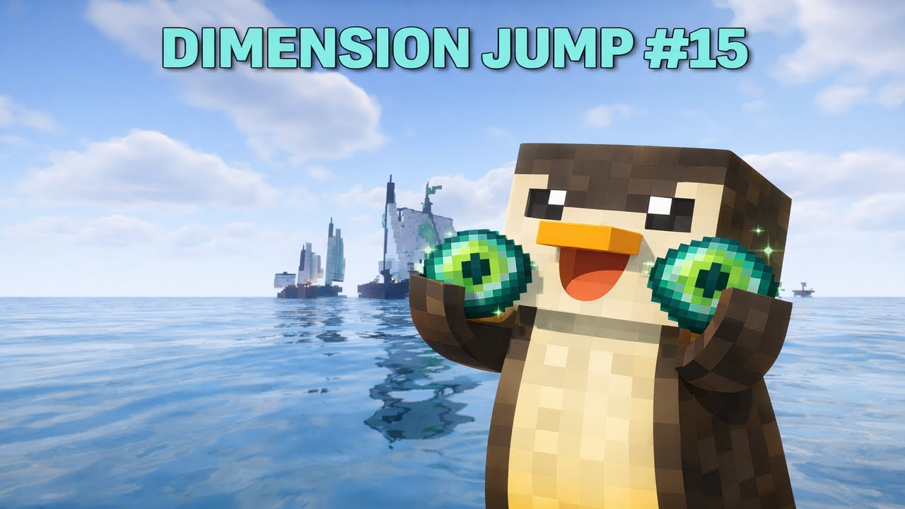Auf dem WEG ins END!? | Minecraft Dimension Jump #15