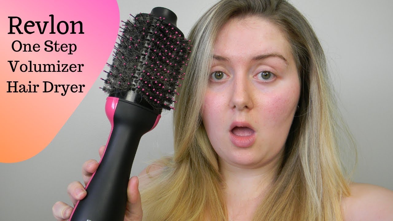 Salon Blowout at Home?! Revlon OneStep Volumizer Hair Dryer Tutorial & Review YouTube