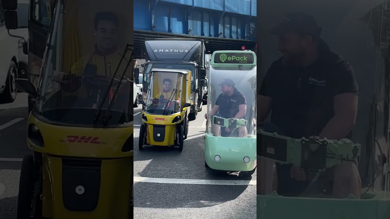 DHL Express UK cargo bike vs Cityshuttle ePack