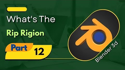 Blender Tutorial | Rip Region Tool | #blender3dartist #3dwork