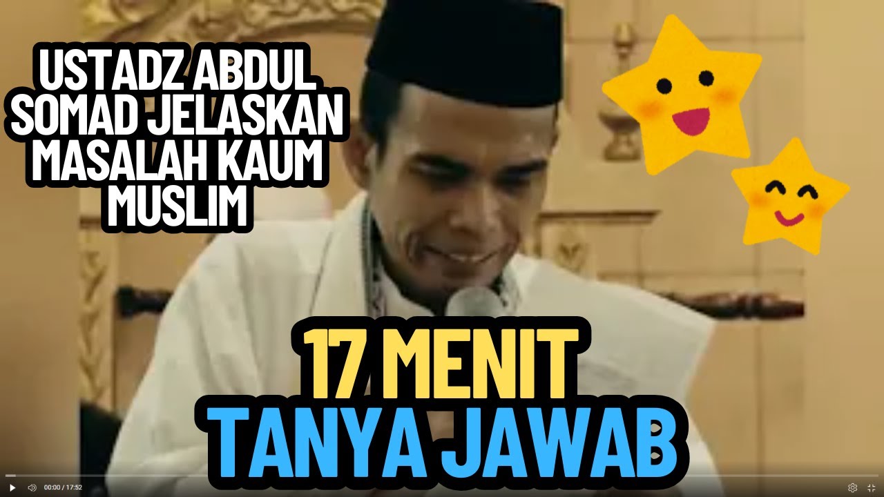 17 Menit Tanya Jawab UAS Lucu, Ustadz Abdul Somad Jelaskan Masalah Kaum Muslim Dengan Seru