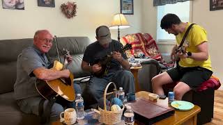 David,Jason,Eric picking at the house