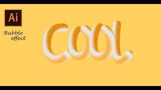 Cool 3D/Bubble effect in illustrator