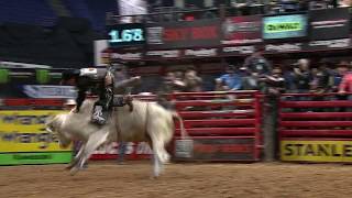 Wreck: Marco Eguchi lands hard off Bad Touch (PBR)