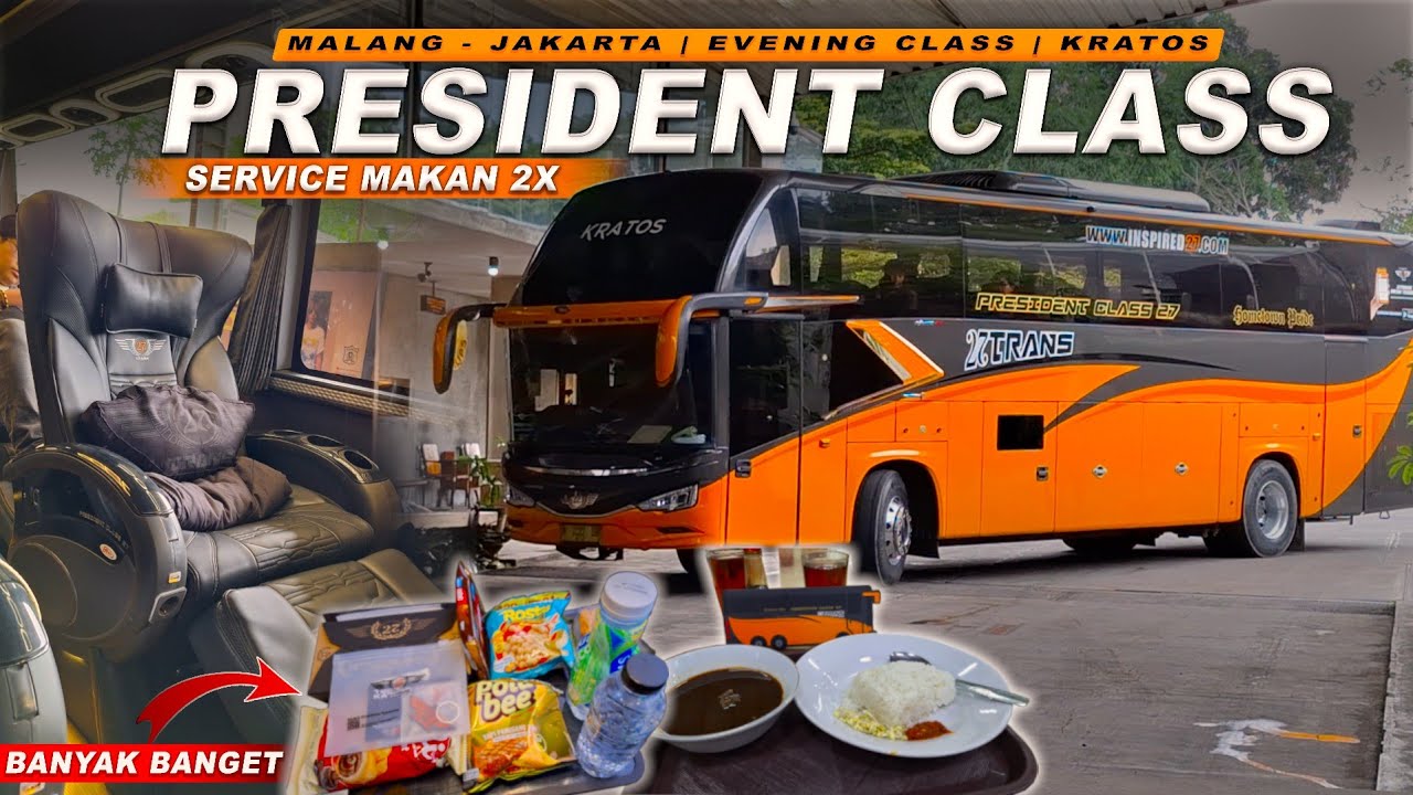 GAK BOHONG ❗❗ Beneran Nyaman Banget Naik Bus 27 Trans President Class Rute A3 Malang  - Jakarta