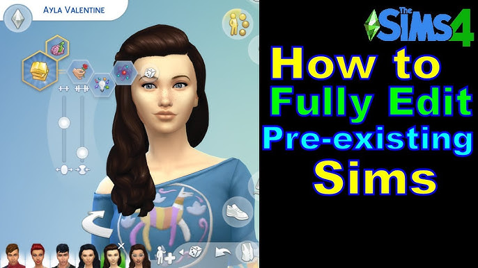 The Sims 4 CAS Full Edit Mode Cheats
