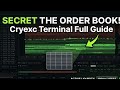 Orderbook Reading Stratges Live Trade with Cryexc Terminal Full guide
