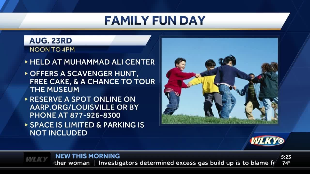AARP sponsoring Family Fun Day at Muhammad Ali Center