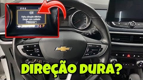 Tracker Onix com a direção pesada