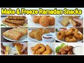 10 MAKE AND FREEZE IFTAR 2021 SNACKS by (YES I CAN COOK)