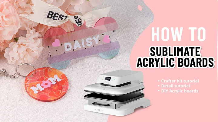 How to Sublimate Acrylic Boards with  Customized Designs --HTVRONT Automatic  heat press tutorial