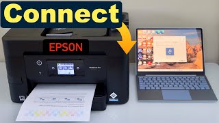 How To Connect Epson Printer To a Laptop or Computer - Windows XP, Vista, 8, 10 & 11, Scan Test ?