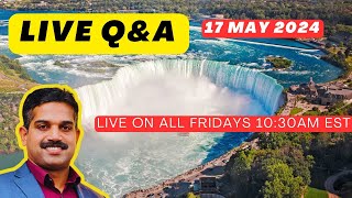 Comments Reply|Live Q&A Canada Malayalam News|PR Visa|Express Entry Canada|Student Visa Canada