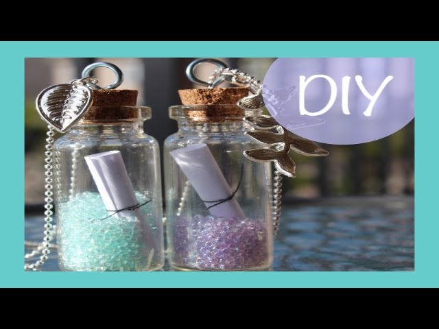 DIY MINI CHARMS IN A BOTTLE! 