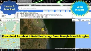 Download Landsat 9 Satellite image from Google Earth Engine: Step-by-Step Tutorial screenshot 4