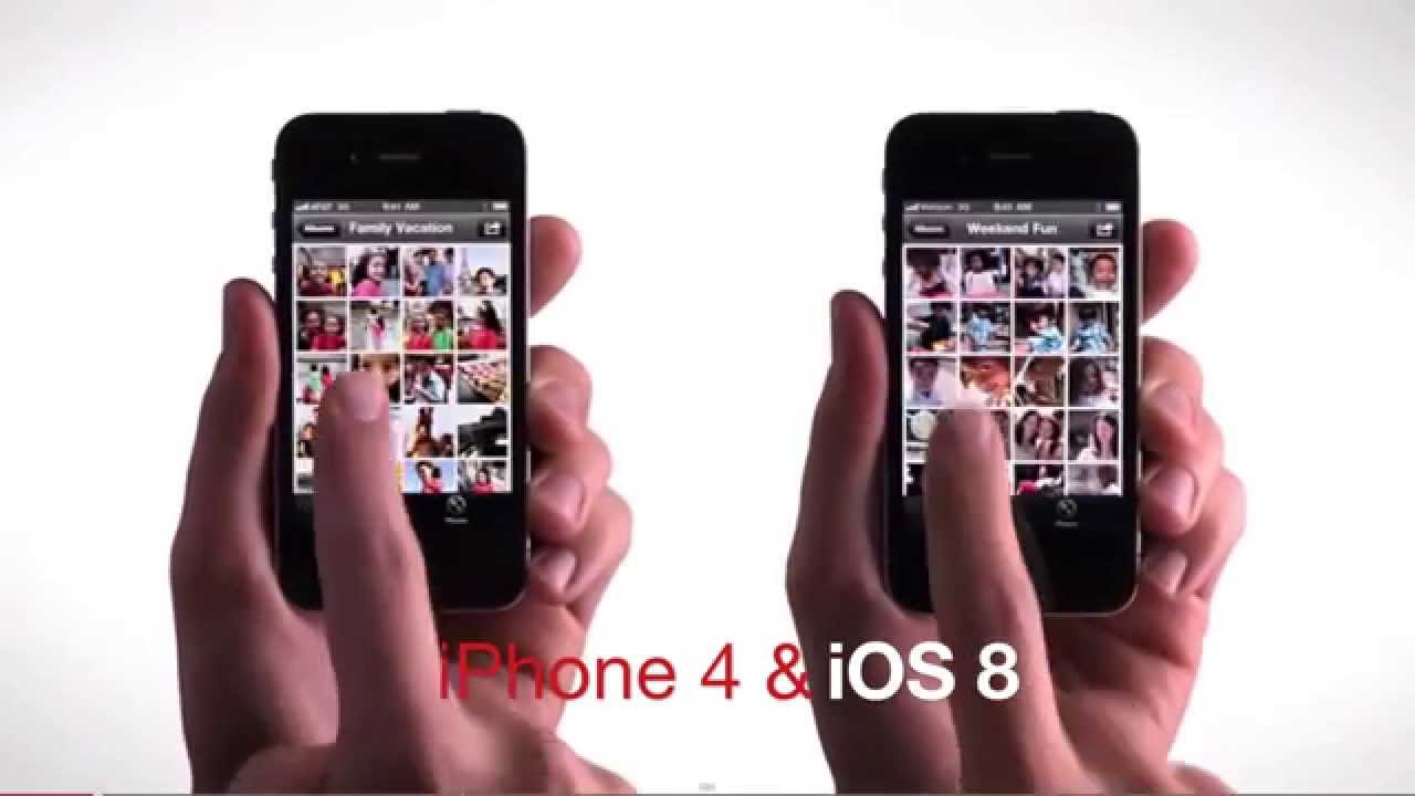Iphone 4 And Ios 8 Update Youtube