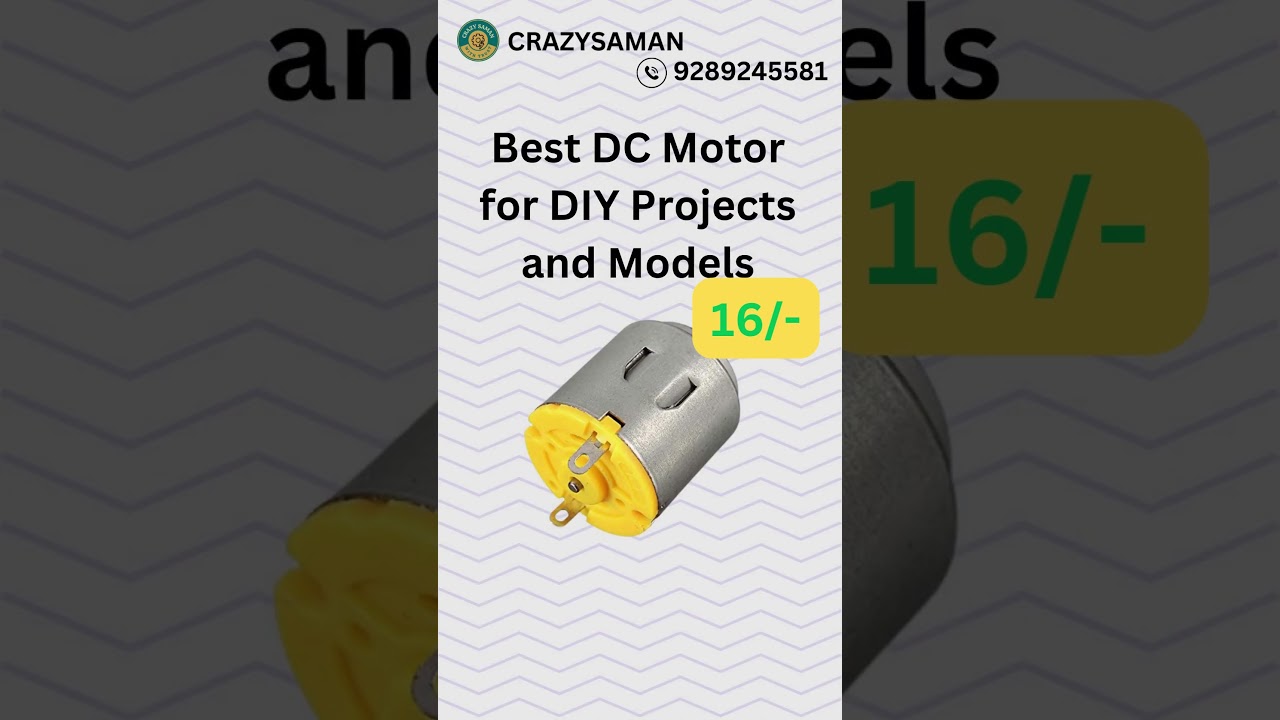 DC Motor Mini Electric Motor | High Speed Torque Electric Motor 