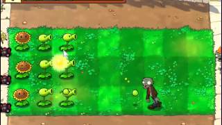 Plants vs. Zombies - Level 1-3 Walkthrough (PC, iOS) @iPadGameWalkthrough