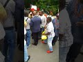 The moment IPOB supporters attack Ekweremadu in Germany