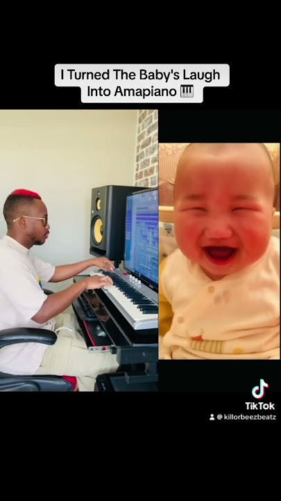 I Turned The Baby's Laugh Into Amapiano 🎹 #Killorbeezbeatz