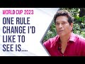 Rachin, yes I&#39;ve heard about that: Sachin Tendulkar| CWC 2023 | Rule Change #सचिनतेंडुलकर