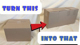 How To Turn A Square Box Into A Rectangle