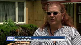 Alleged drunk driver crashes into West Seneca home