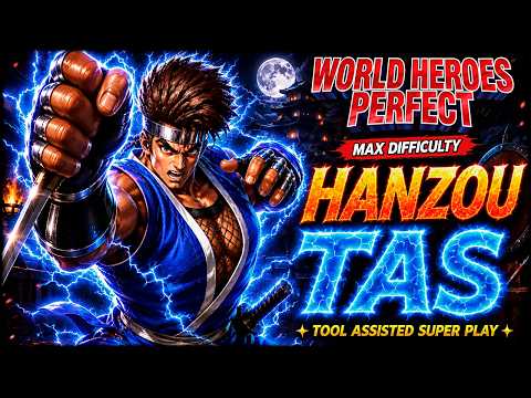 TAS】Hanzou Broken Mechanics 🤯 Arcade Mode – World Heroes Perfect