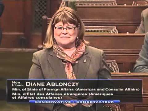 Conservative Minister Diane Ablonczy throws assistant under the bus after she is caught lying.