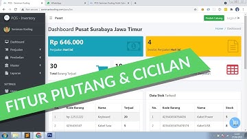 Software POS Kasir Retail (Point Of Sales) Fitur Piutang & Cicilan - POS Seniman Koding