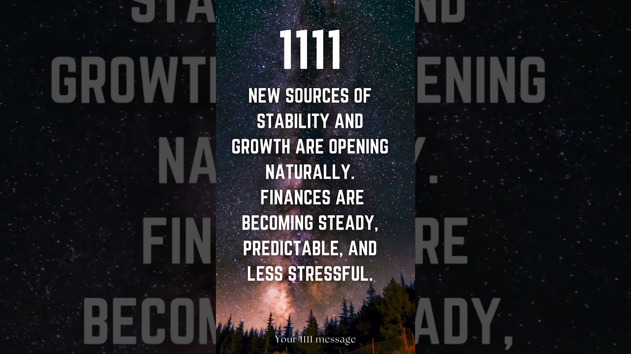 This Is a Turning Point for Your Income | 1111 meaning