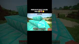 MINECRAFT REAL SOUND MOD😭❤️‍🩹 #minecraft